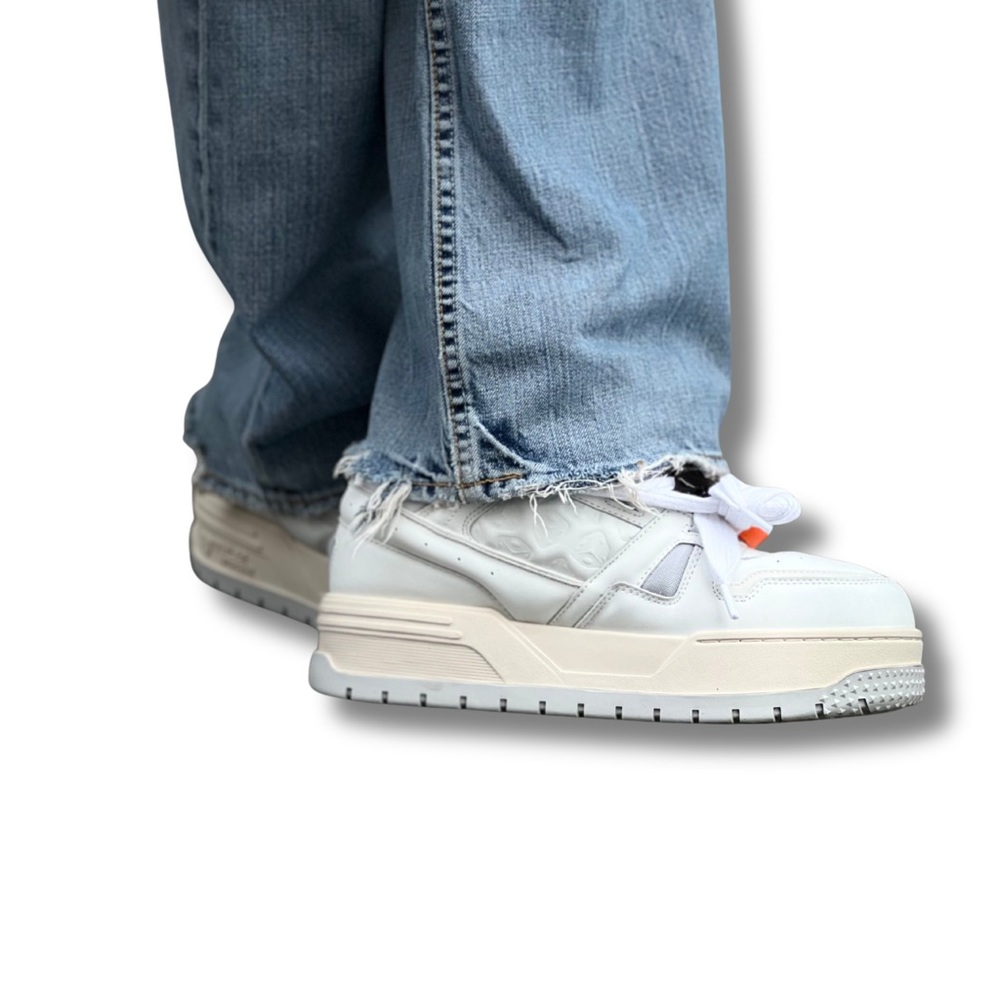 Men's White Chunky Sneakers